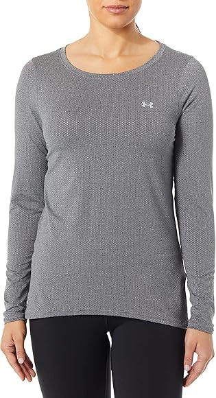 Under Armour Women's HeatGear Long Sleeve T-Shirt | Amazon (US)