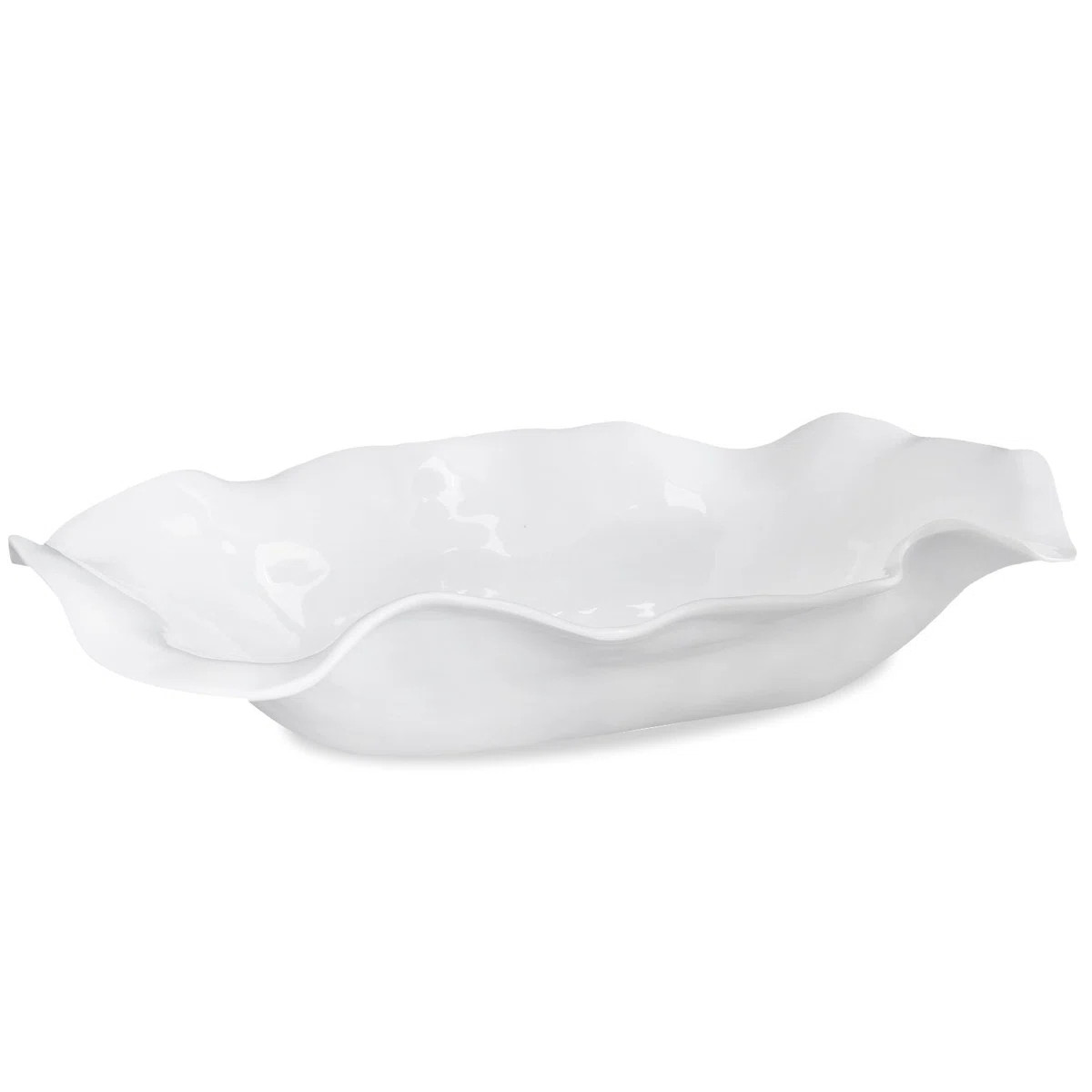 Beatriz Ball VIDA Havana Extra Large Oval Centerpiece (White) | Perigold | Perigold