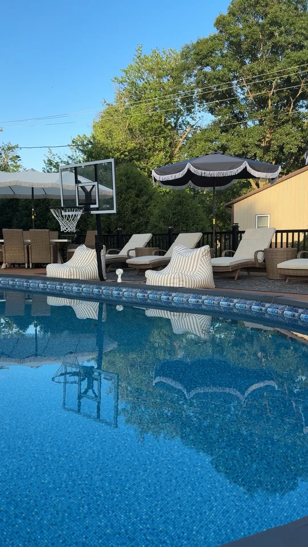 We’ve worked so hard to make our above ground pool deck look and feel so cozy and inviting! Everything was purchased from Wayfair or Amazon!

Pool Decor | Above Ground Pool Deck | Outdoor Patio Furniture | Fringe Tilt Umbrella | | Backyard Patio | Backyard Furniture | Backyard Pool | Backyard Decoration | Outdoor Pillows | Outdoor Decor | Waterproof Outdoor Rug 8x10 | Poolside Decor | Outdoor Chaise Lounge Chair with Cushions | Deck Mounted Basketball Hoop | Outdoor Bean Bag Chair | Outdoor Dining Set | Dining Chair

#LTKSeasonal #LTKHome