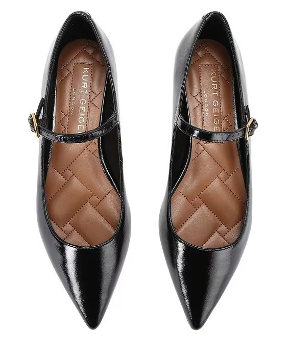 Regent Leather Mary Jane Ballet Flats | Dillard's