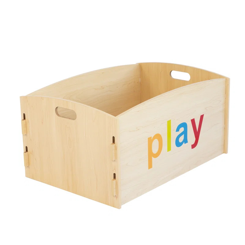 Ebern Designs Toy Storage Chest, Natural | Wayfair North America