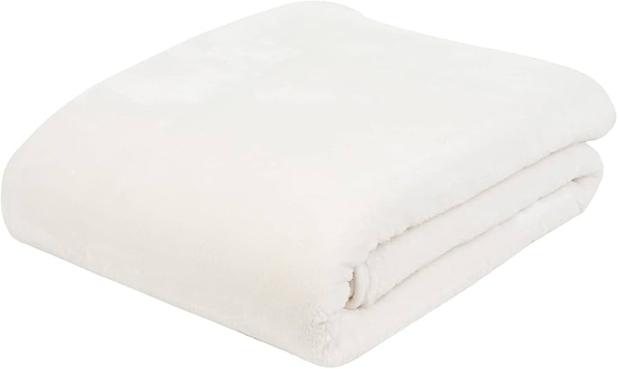 Gözze - Premium Cashmere-Feeling Wohn- und Kuscheldecke, 500 g/m², 130 x 170 cm - Wollweiß | Amazon (DE)