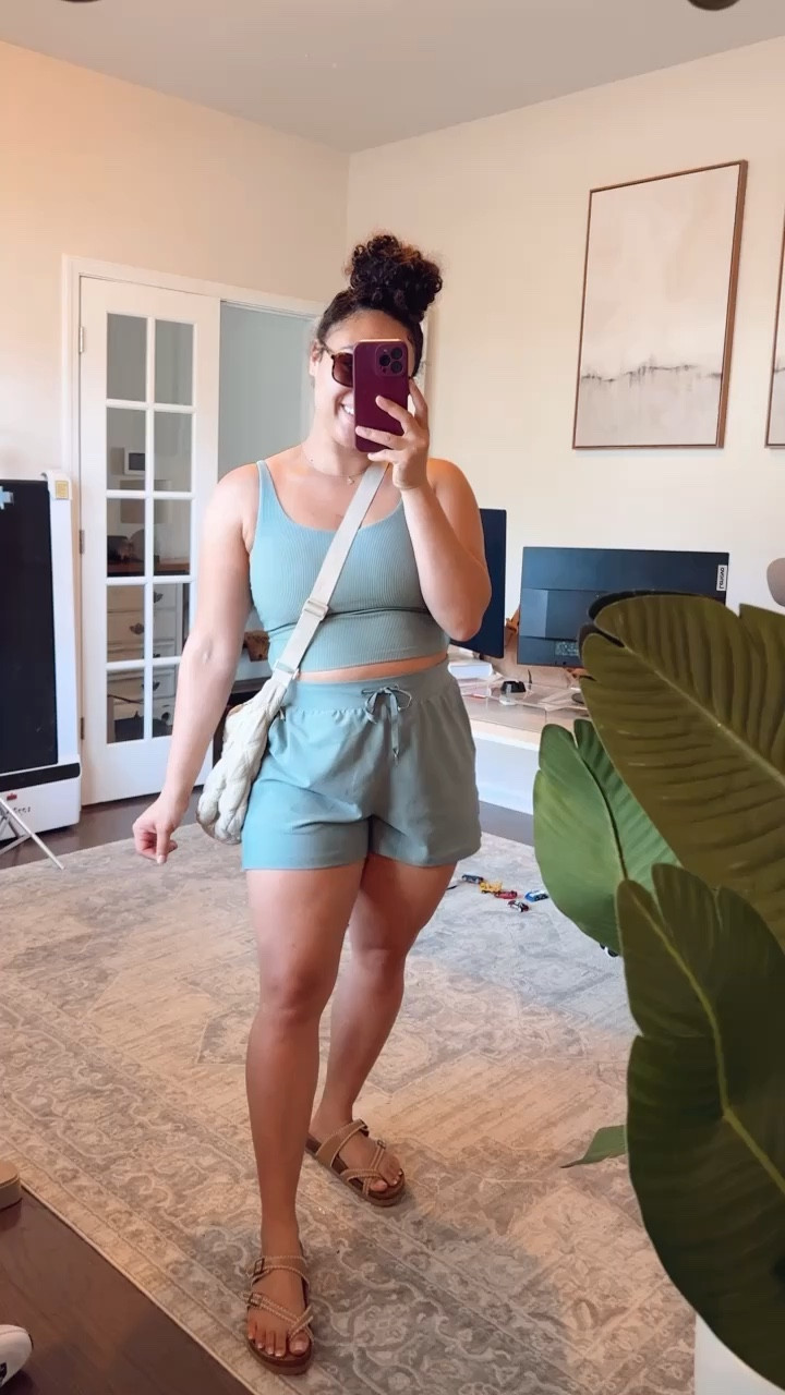 Sandals are old from Walmart Wearing a size large in both pieces. #oldnavy #oldnavystyle #amazonbag #amazonsunglasses

#LTKVideo #LTKmidsize #LTKActive