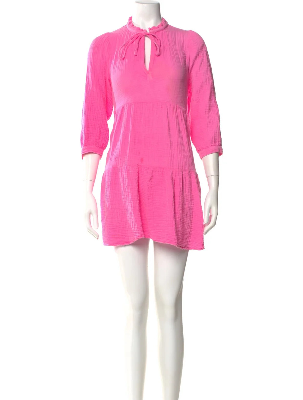 Tie Neck Mini Dress | The RealReal