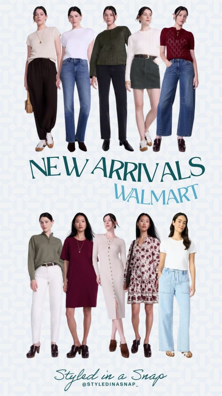 Walmart new arrivals are giving cozy meets polished. Joggers, sweater dresses, and more fall's best new pieces!

 // Walmart New Arrivals, Walmart Fashion Finds, Walmart Womens Fashion, Walmart Fall Outfits 

 #LTKxWalmart #LTKootd #LTKSeasonal