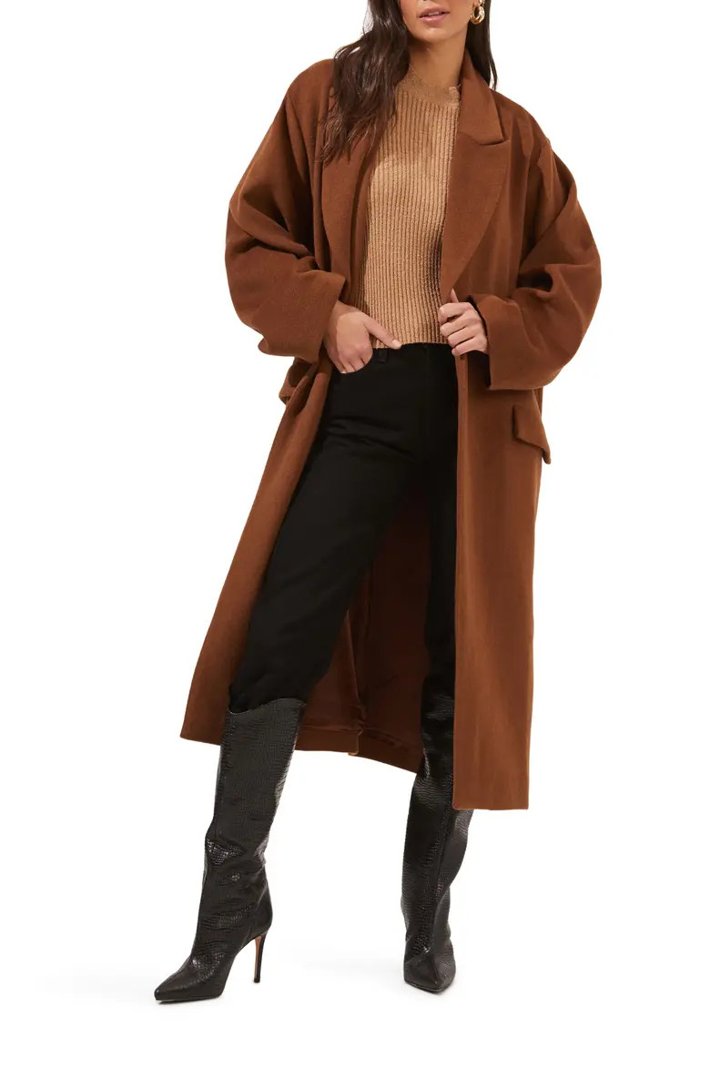 Sonoma Long Wool Blend Coat | Nordstrom