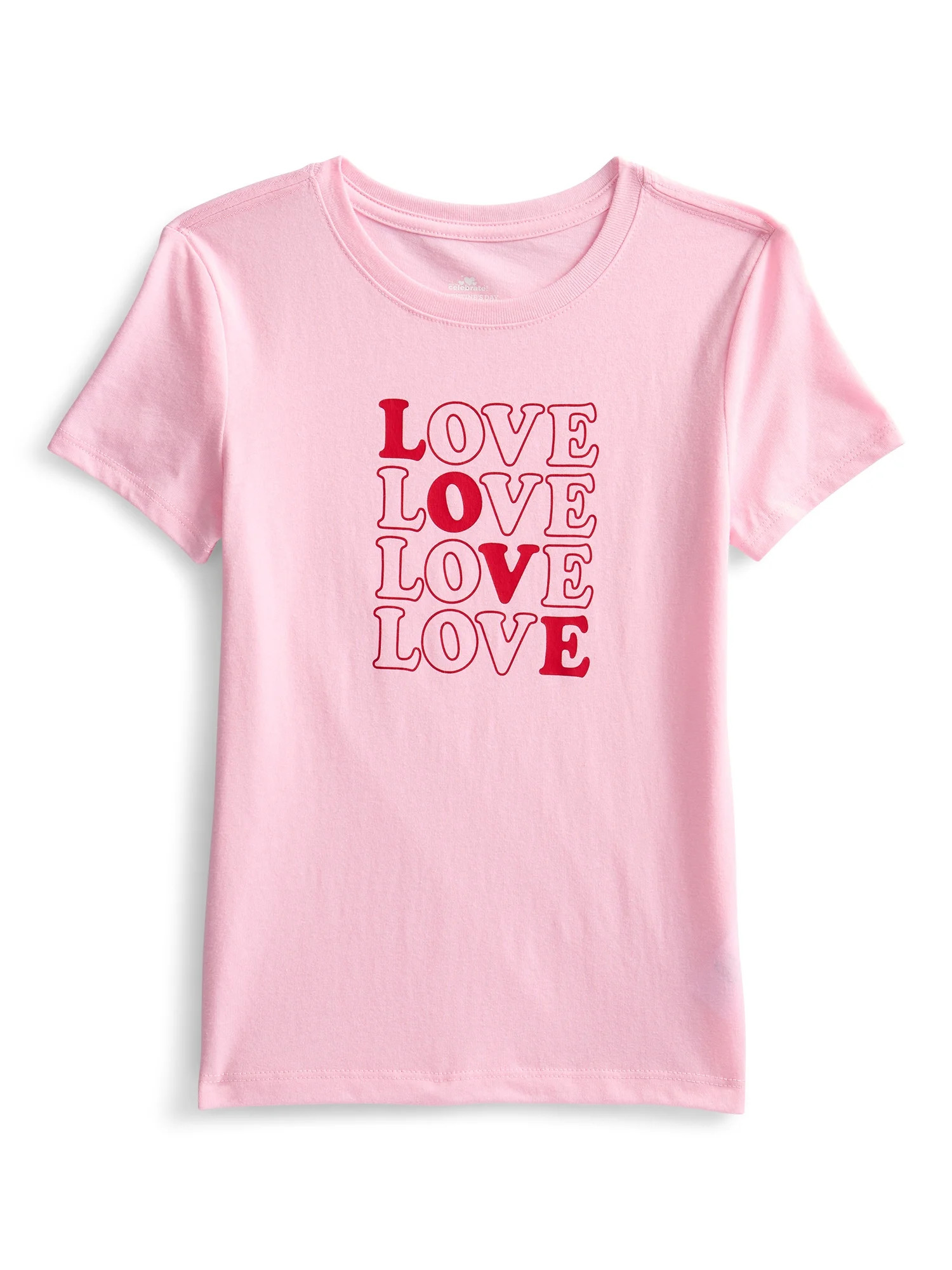 Valentine's Day Girls Graphic Tee from Way To Celebrate, Sizes 4-18 | Walmart (US)