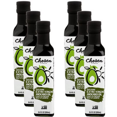 Chosen Foods 100% Pure EV Avocado Oil - Case of 6 - 250 ml | Target