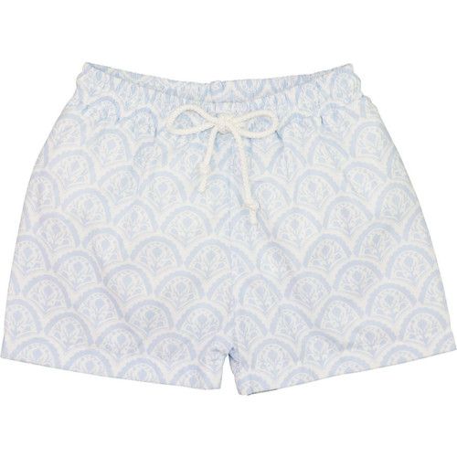 Blue Printed Swim Trunks | Cecil and Lou