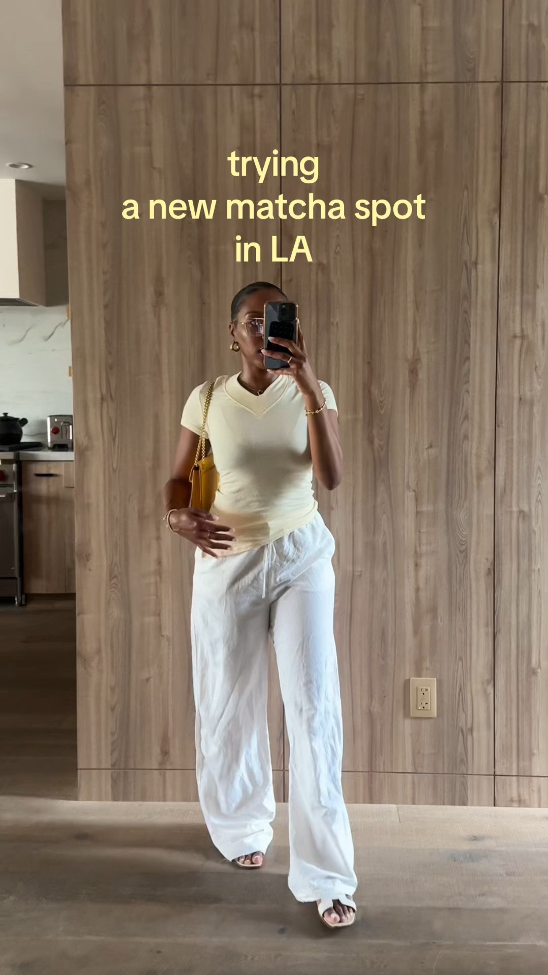 outfit of the dayyy: matcha and nail day💅🏾💚

#LTKootd #LTKdayinmylife #LTKselfcare