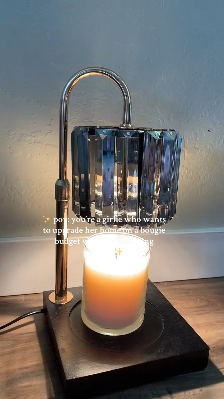 I have been wanting a lamp for our kitchen to give it a nice ambience and this is PERFECT!! So pretty and the  light has multiple light settings. Even the lowest setting melts the wax so fast and fills our home with warm comforting scents. #candlelamp #lampwarmer #waxwarmer #candlewarmer

#LTKHome #LTKWatchNow #LTKStyleTip