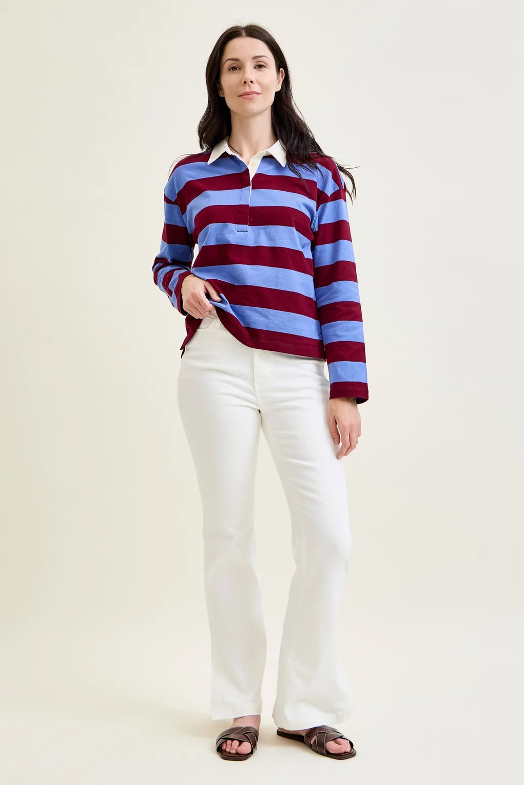 Lara White Slim Boot with Side Slit | Judy Blue Jeans