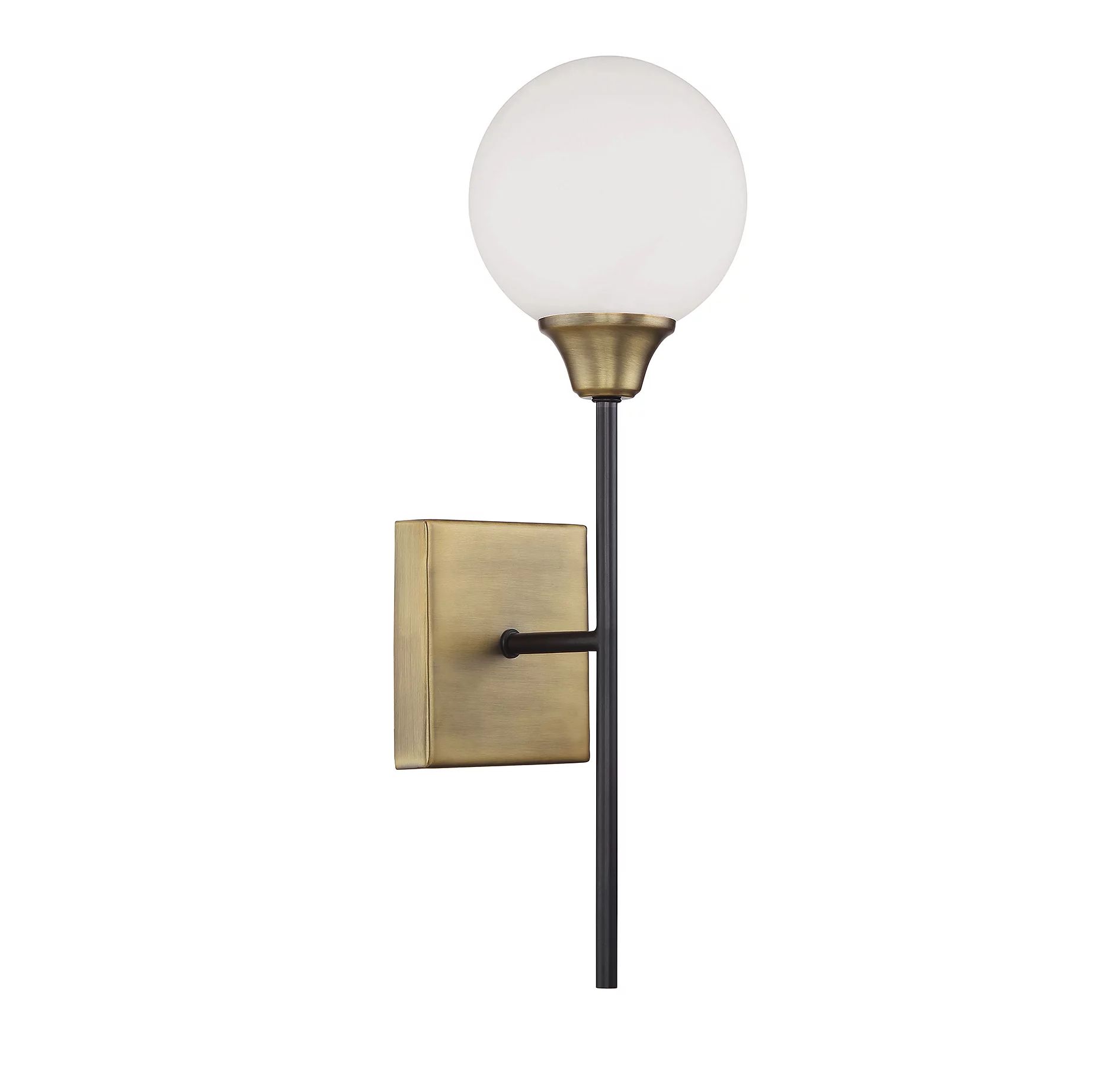 Trade Winds Lighting 1 Light Wall Sconce In English Bronze And Warm Brass - TW021658-79 | Walmart (US)