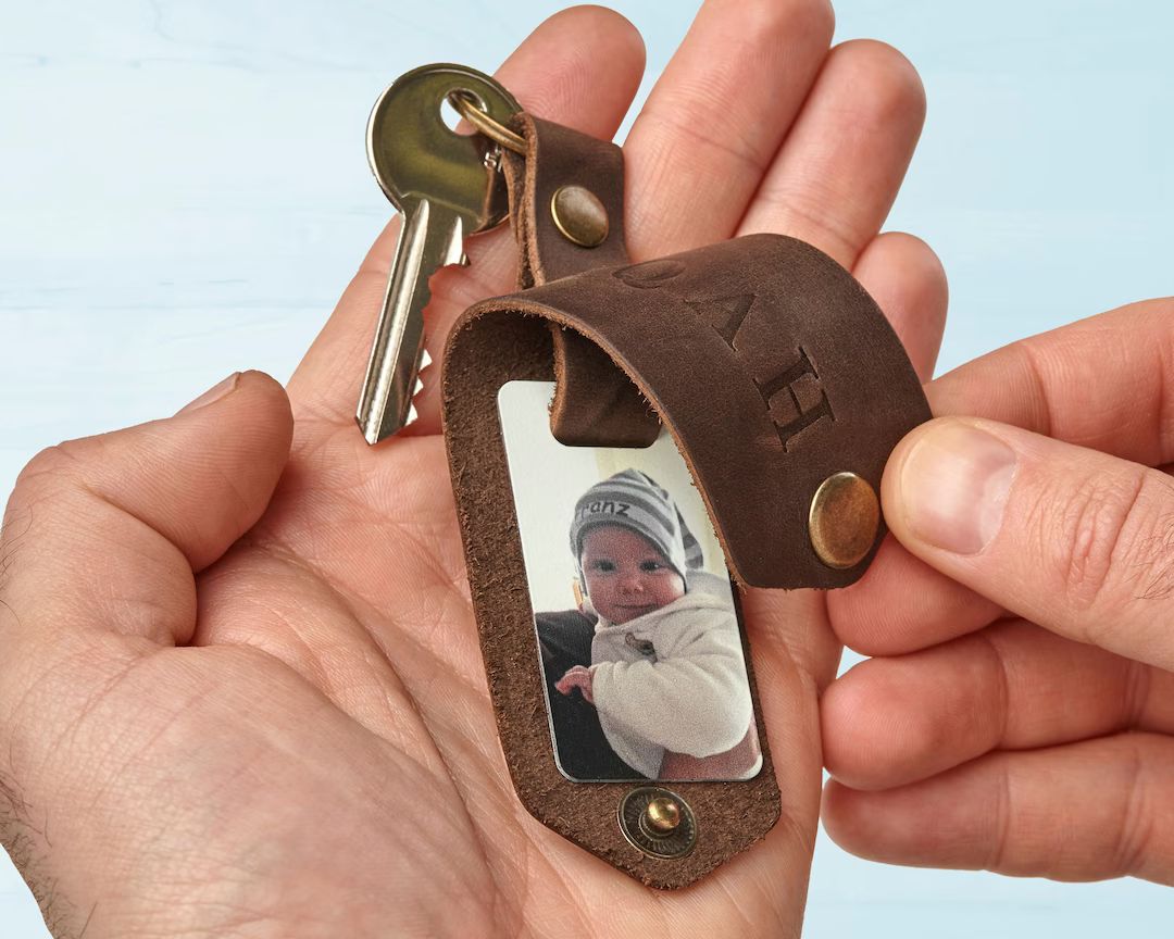 Best Gifts for Him Engraved Key Holder With Your Photo - Etsy | Etsy (US)