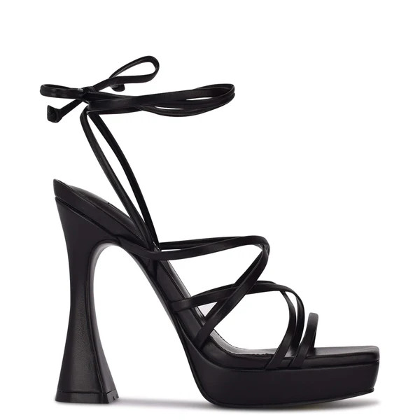 Ailey Ankle Wrap Platform Sandals | Nine West (US)