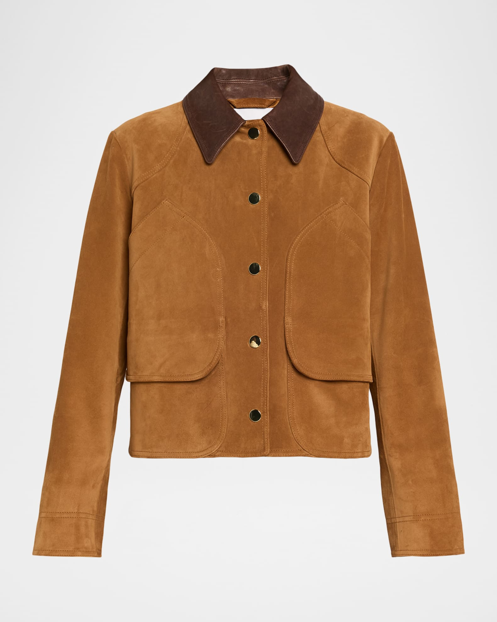 Walters Cropped Suede Jacket | Neiman Marcus