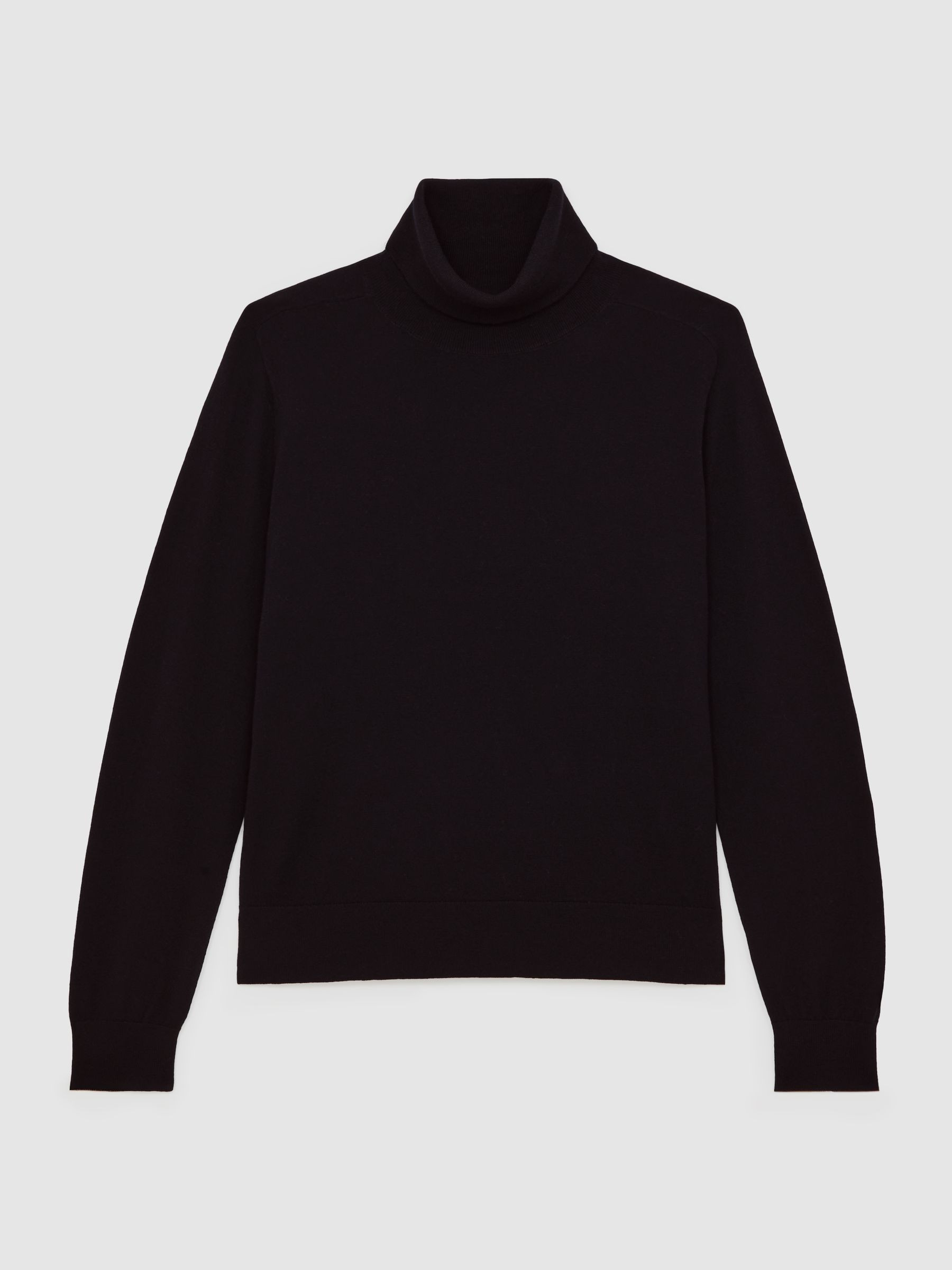 Reiss Wool Roll-Neck Jumper in Black - REISS | Reiss UK