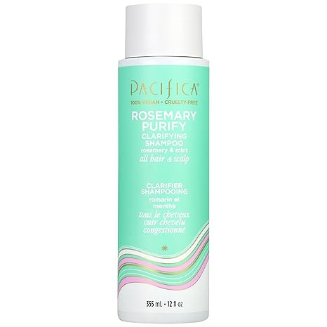 Pacifica Clarifying Shampoo – Rosemary Purify Invigorating Shampoo w/Soothing Mint for Detoxing... | Amazon (US)