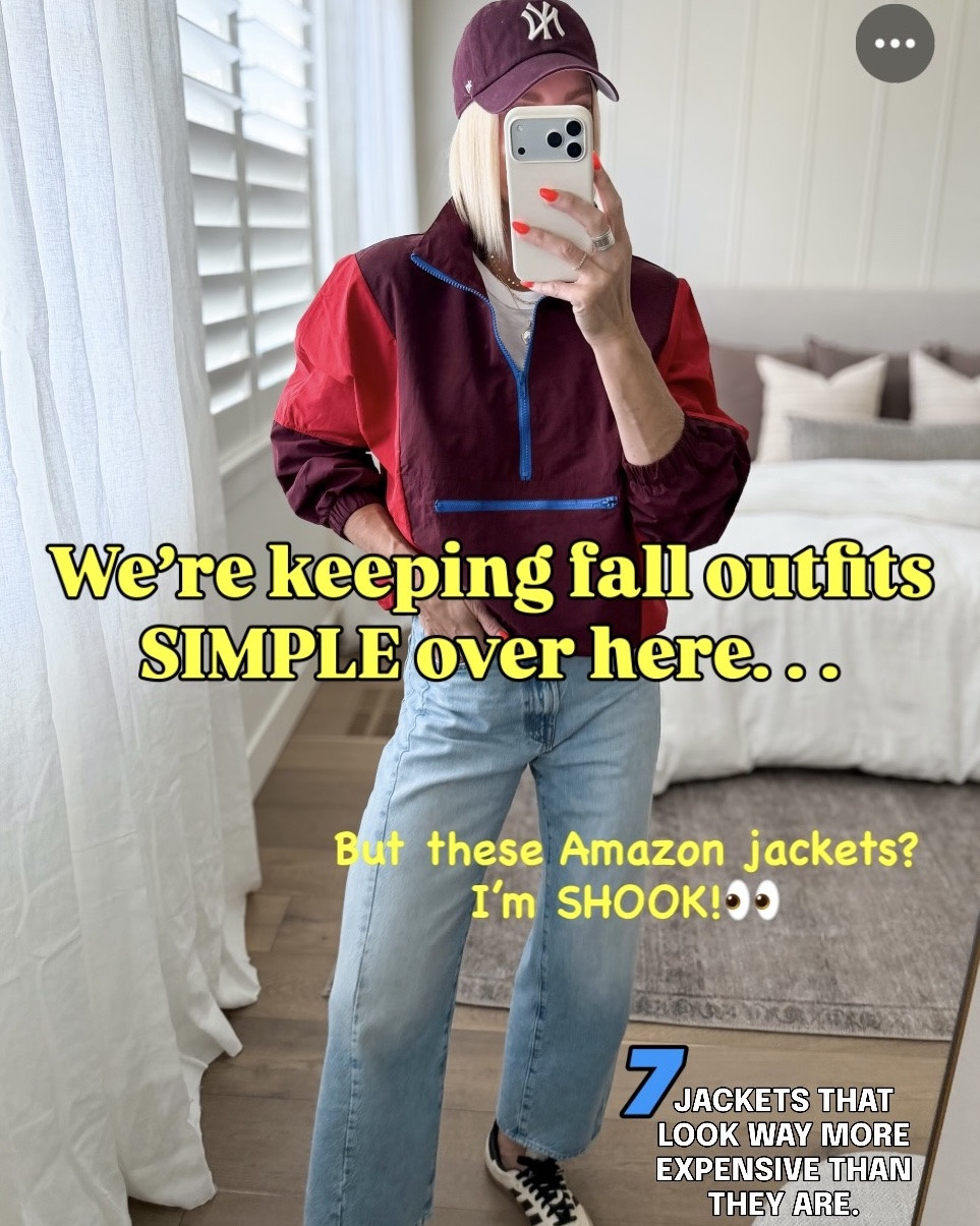 We’re keeping fall outfits SIMPLE over here. 🤎 affordable jackets + jeans + sneakers for all your causal fall outings.
Wearing a medium in all the jackets.

#LTKmomlife #LTKOver40 #LTKdayinmylife