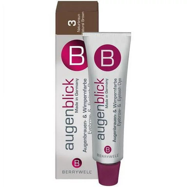 BerryWell AugenBlick Eyebrow & Eyelash Dye (0.51 oz) - #3 Natural Brown | Walmart (US)