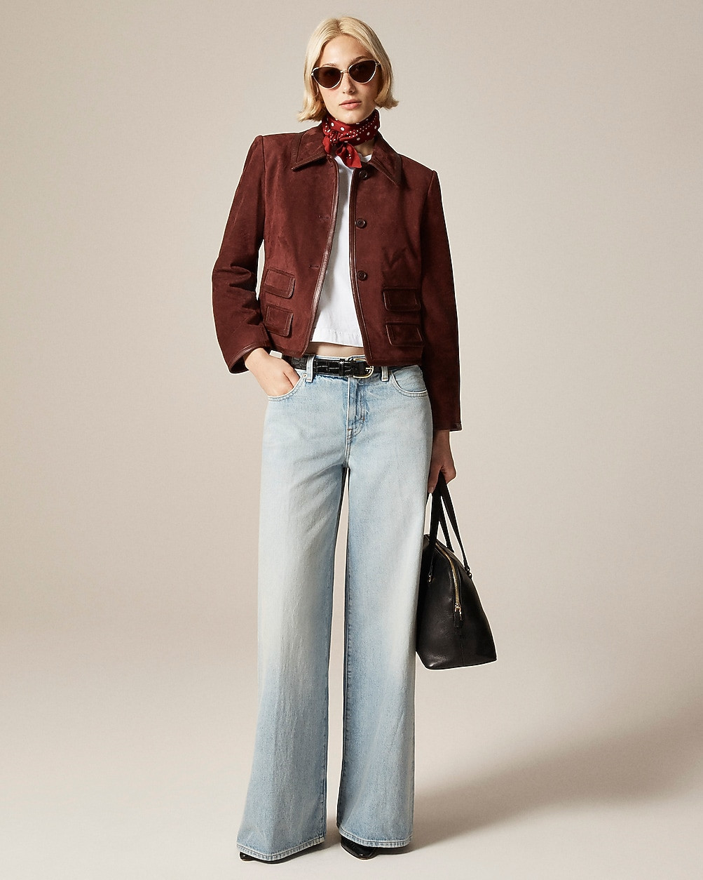 Lucie jacket in suede | J. Crew US
