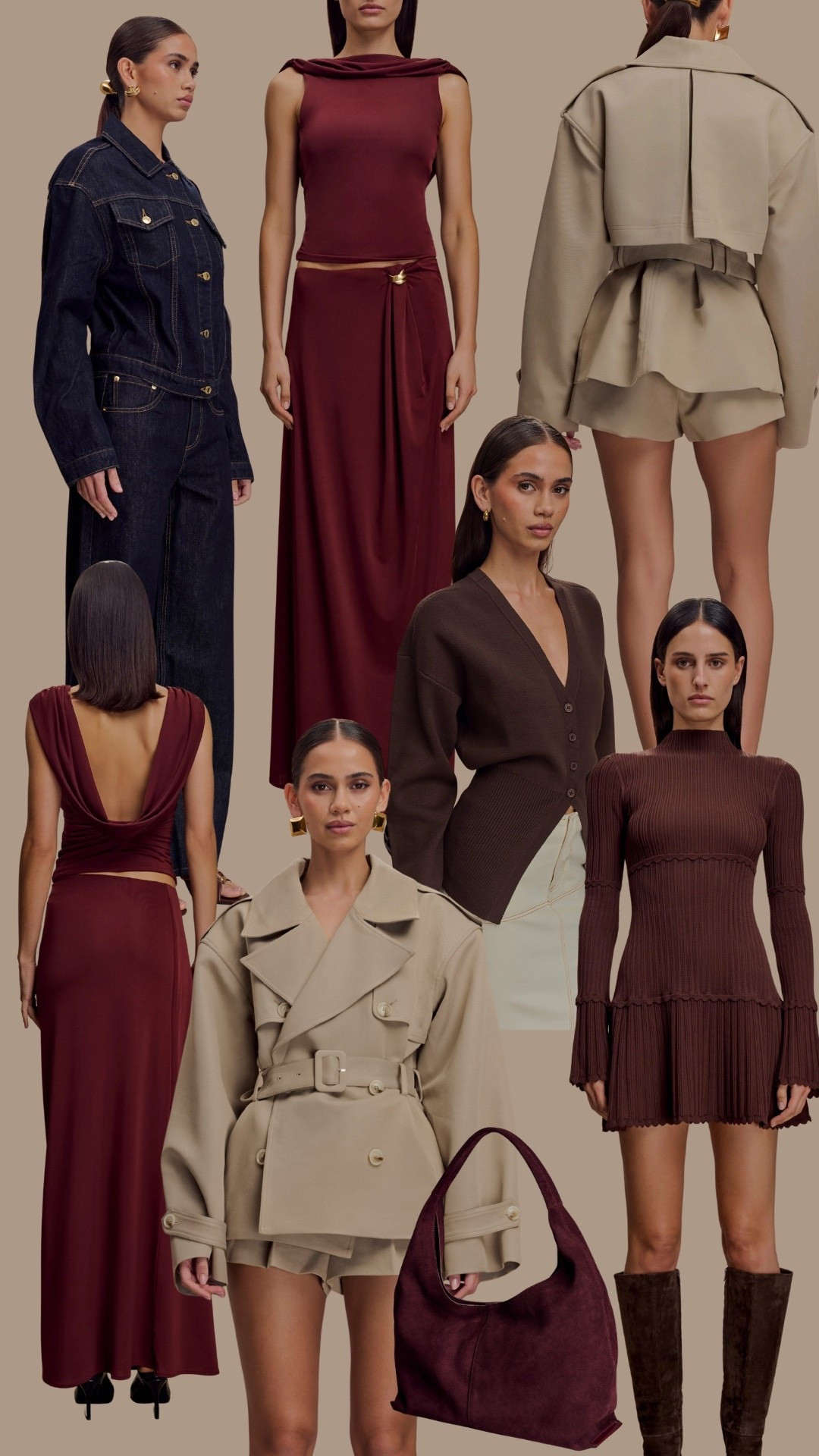 Your fall wardrobe starts here 🍂 every must-have piece from my unboxing is linked 🤎

fall wardrobe essentials, must-have fall pieces, meshki fall collection, trench coat outfit, burgundy coord set, brown cardigan, denim set, burgundy suede bag, brown knit mini dress, cozy fall layers

#LTKStyleTip #LTKItBag #LTKSeasonal