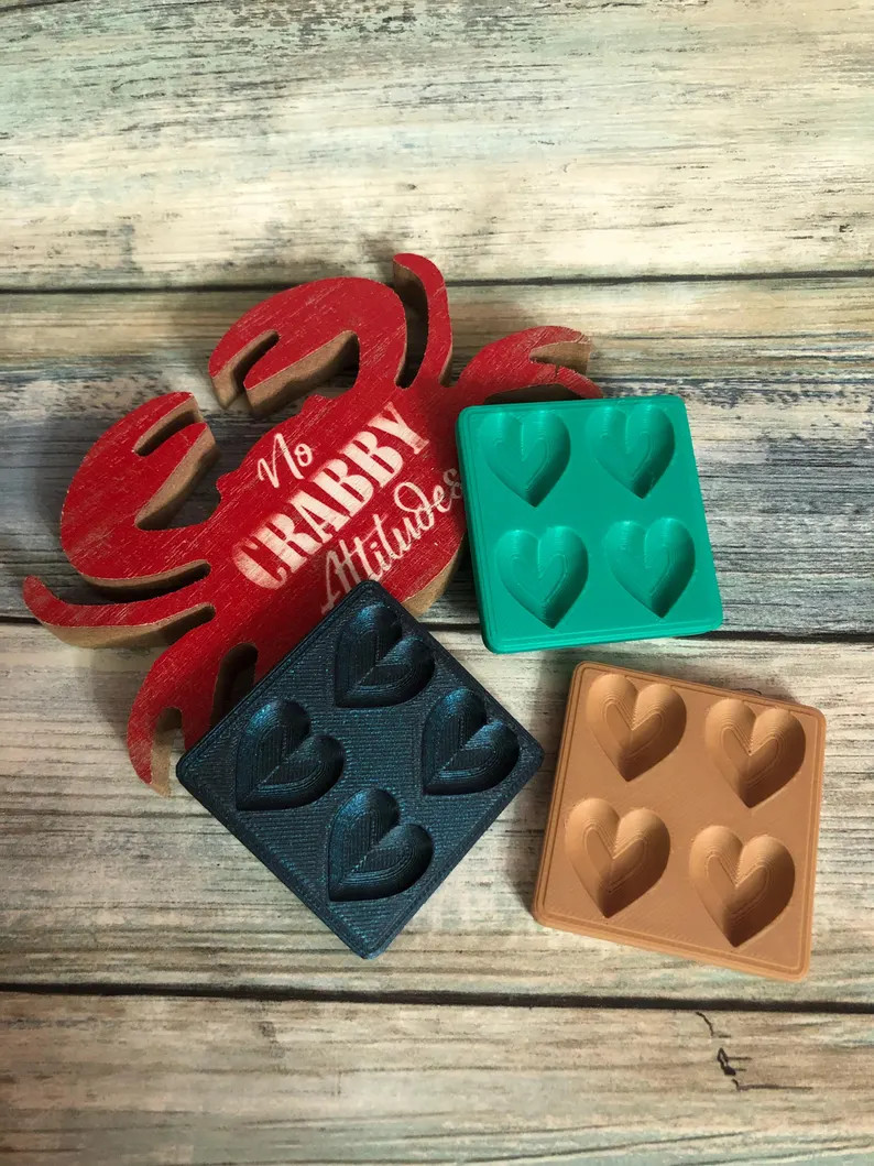 Heart PLA Hermit Crab Oil Dish – Unique Crabby Delight - Etsy | Etsy (US)