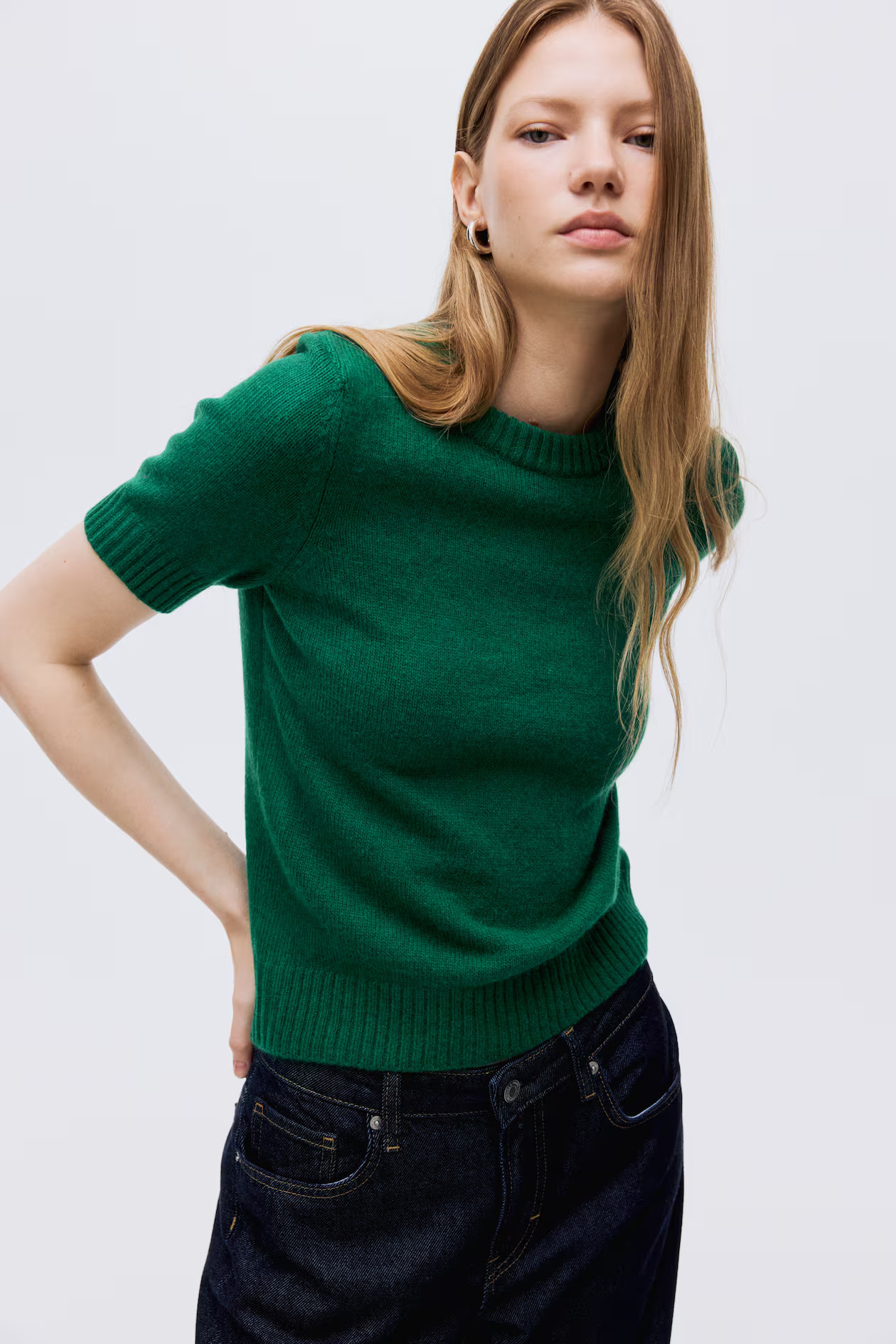 Short-Sleeved Sweater | H&M (US + CA)