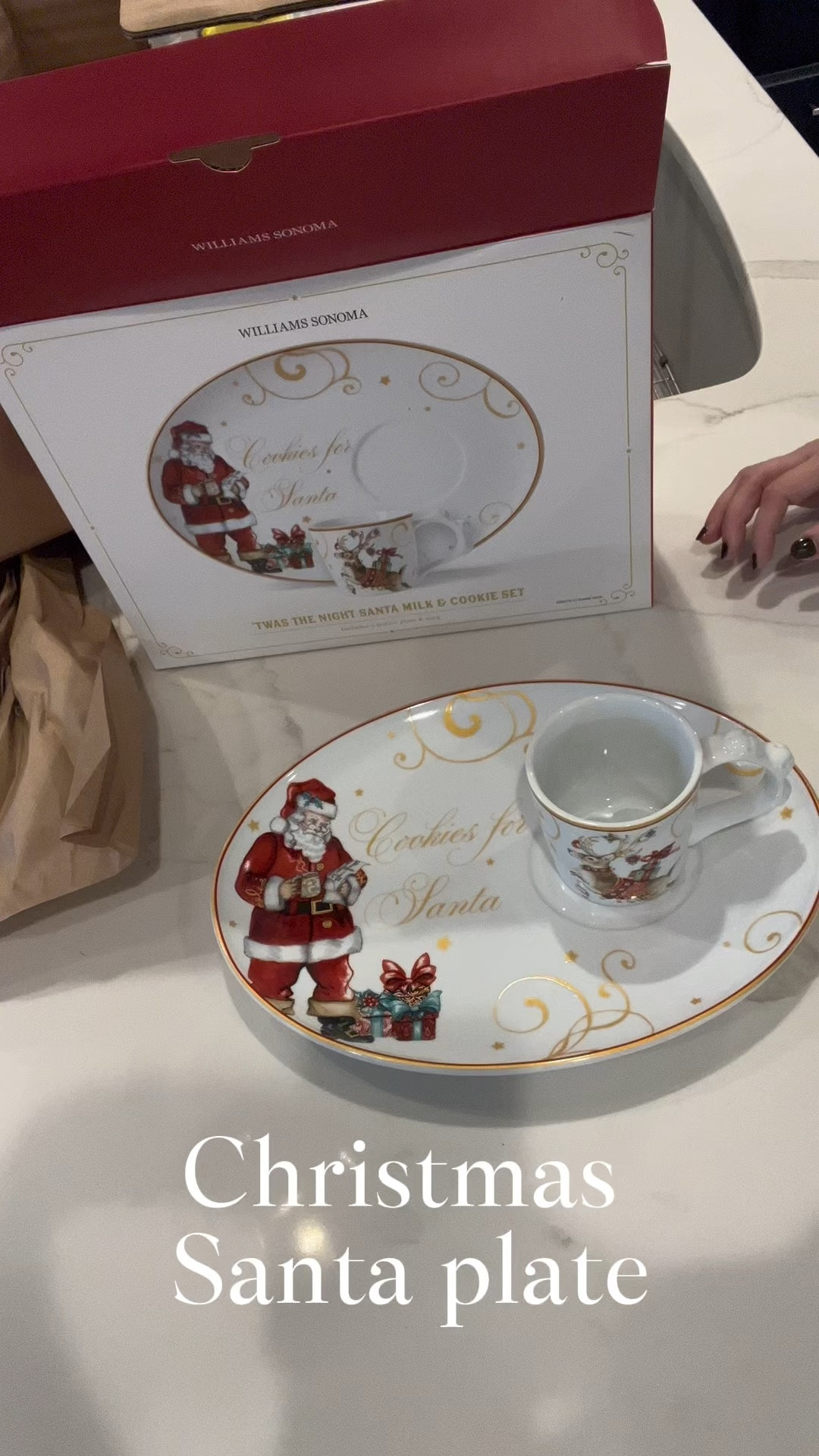 Santa cookie plate and milk cup for Christmas! 
Christmas decor, kids Christmas, Santa plate, cookie plate, milk and cookies. 

#LTKHoliday #LTKVideo #LTKKids