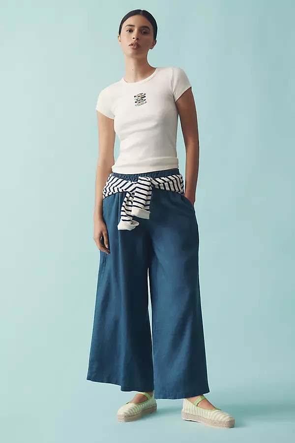 The Somerset Pull-On Pants: Linen Edition | Anthropologie (US)