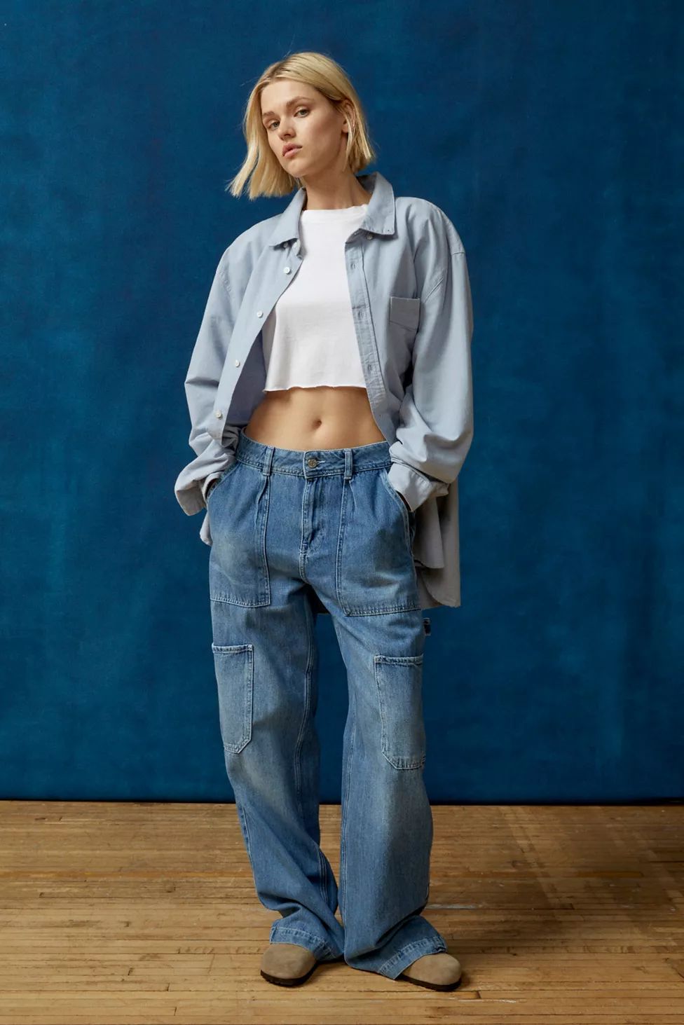 BDG Julian Wide-Leg Cargo Jean | Urban Outfitters (US and RoW)