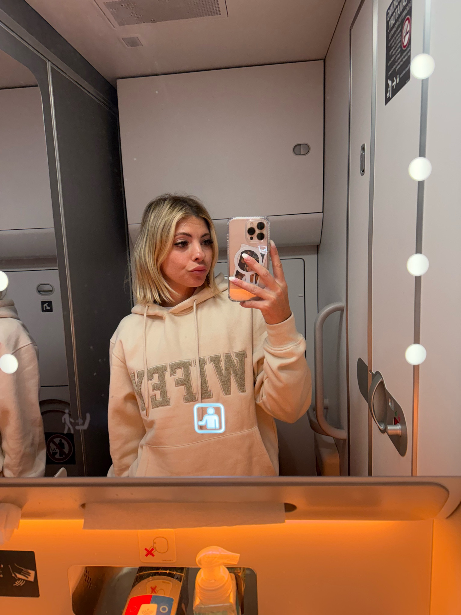 The most glamorous picture of me on my 19 hour flight to Africa for our Honeymoon! This sweat set is SO comfy and literally got me through this flight. Such a great day after the wedding outfit now that you are a wifey. #honeymoon #traveloutfit #weddingoutfit #bride #wifey

#LTKWedding