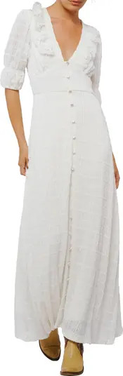 Madison Ruffle Shirred Maxi Dress | Nordstrom