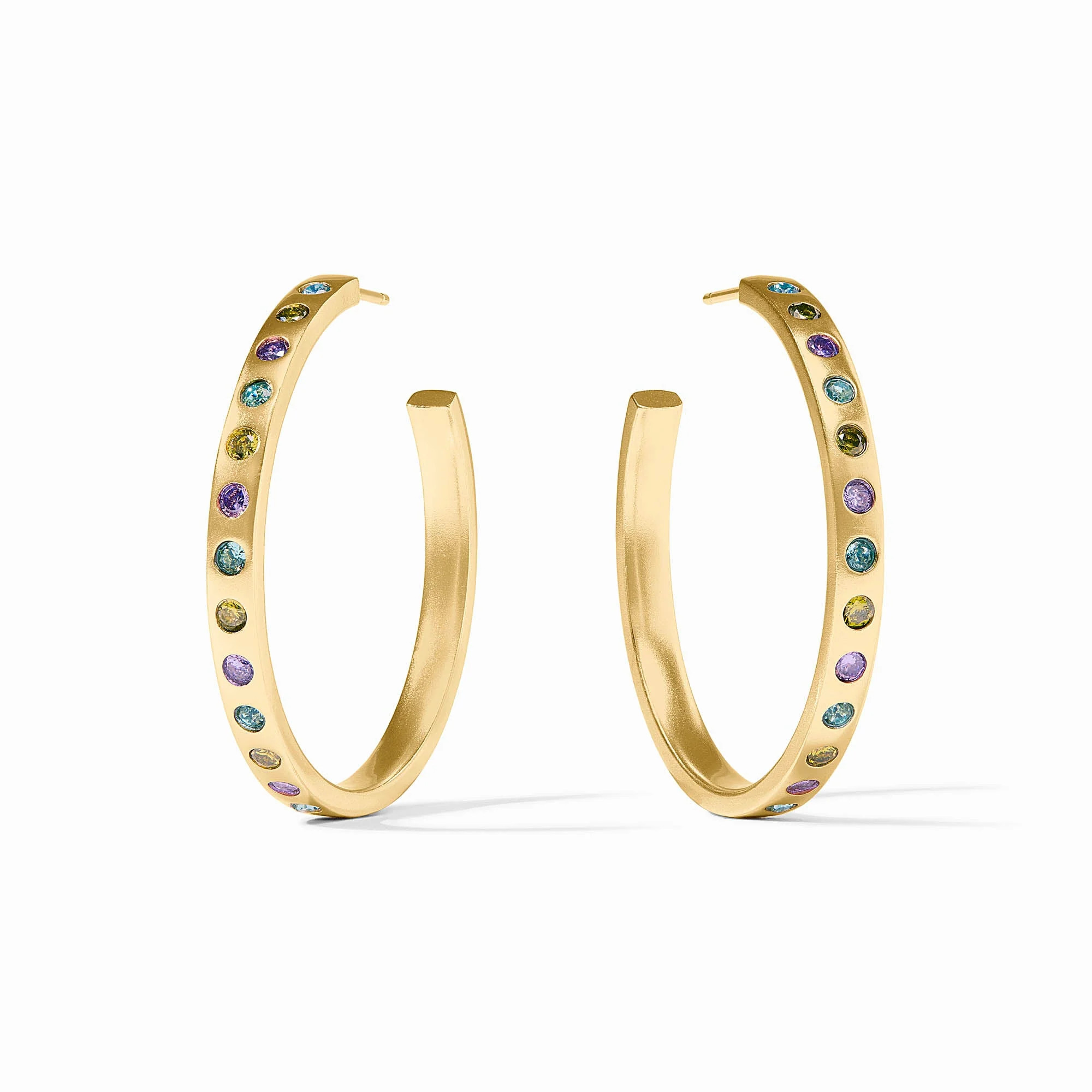 Julie Vos Hoop, Rainbow Hoop, Julie Vos Beach Resort Earrings  | Julie Vos