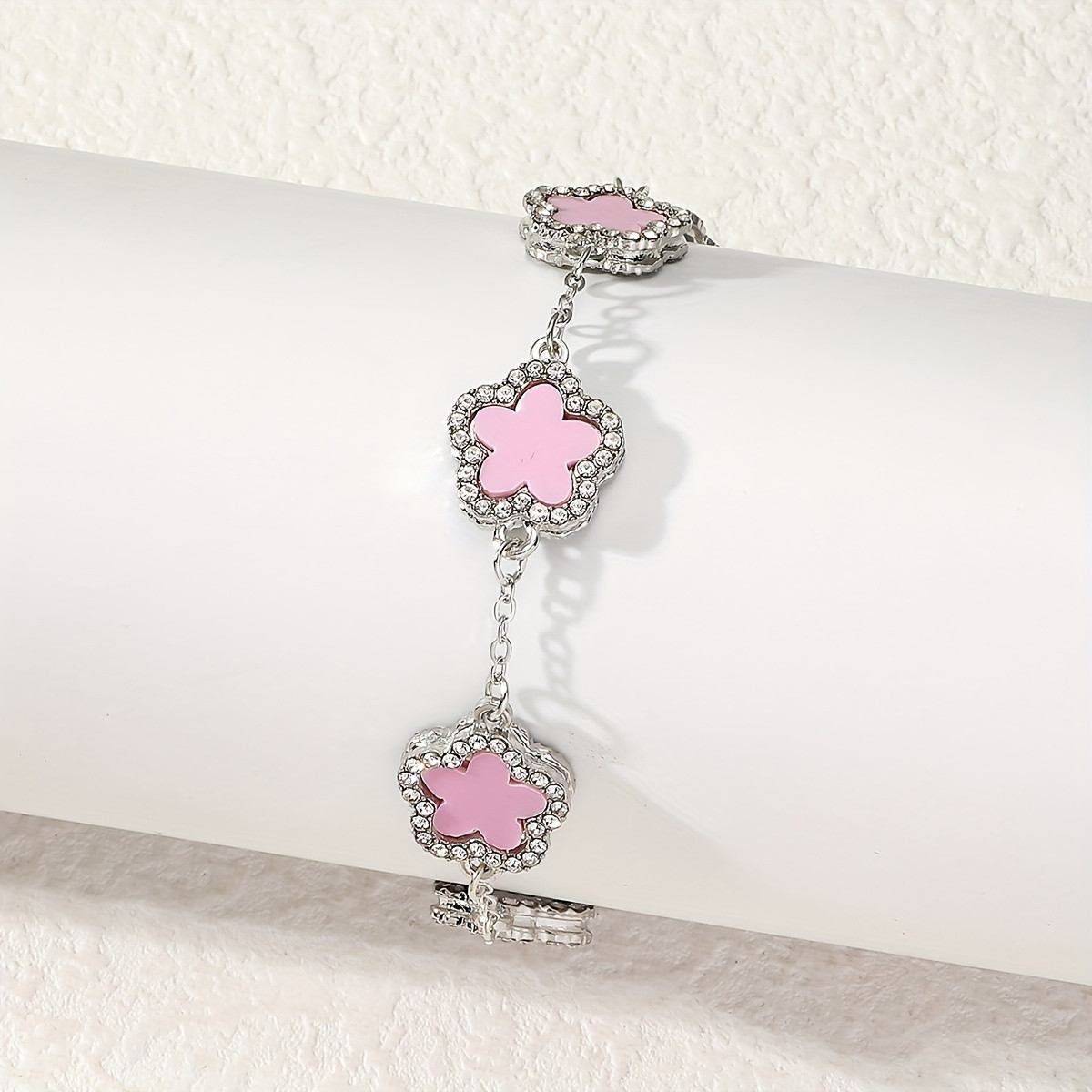 chic floral   bracelet double sided clover design - Temu | Temu Affiliate Program