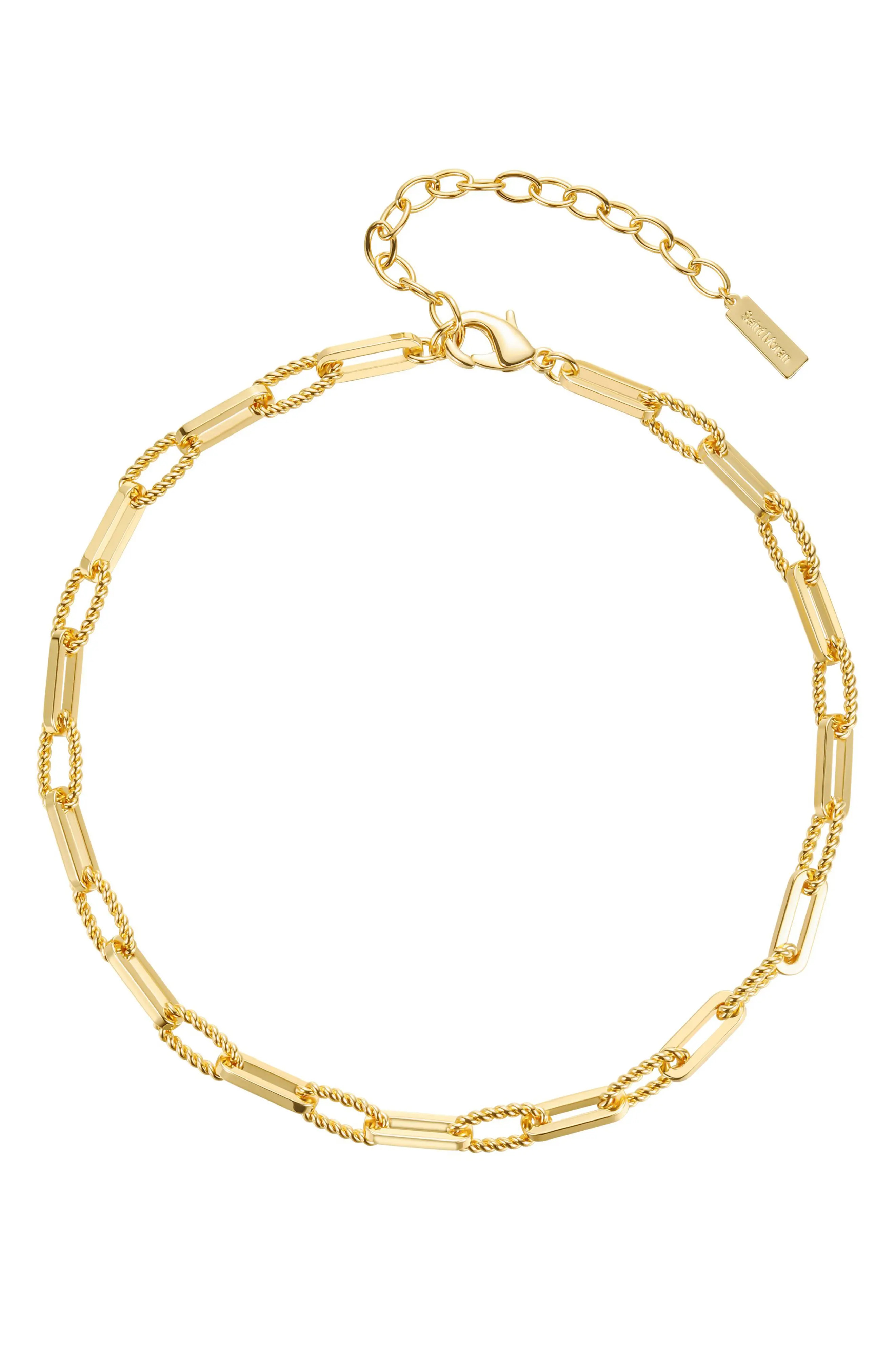 st. Moran Mixed Link Chain Necklace in Gold at Nordstrom | Nordstrom