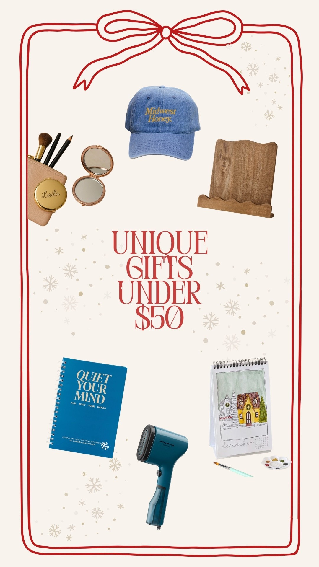 fun and unique gifts under $50 for the holidays #giftguide #giftsunder50 

#LTKFindsUnder50 #LTKGiftGuide #LTKHoliday