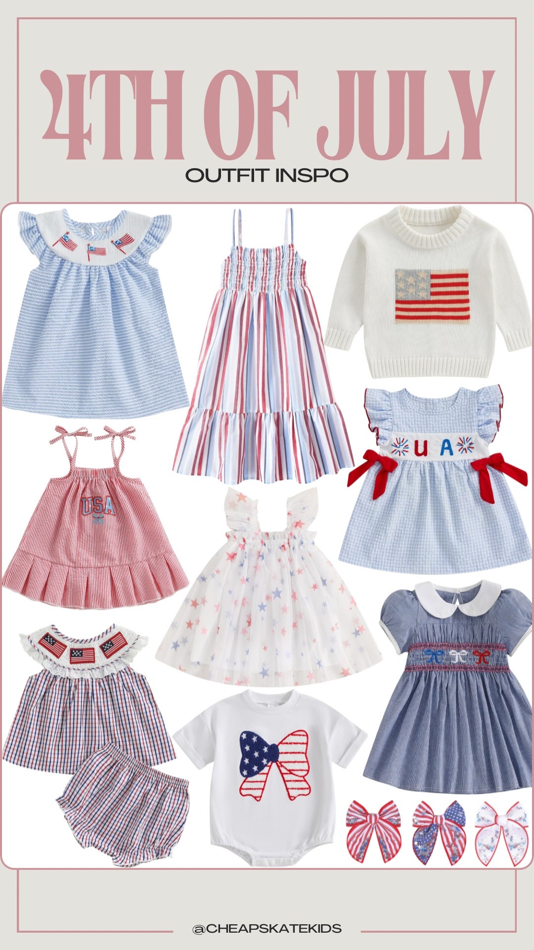 4th of July outfits from Amazon! 🇺🇸

#LTKKids #LTKFamily #LTKBaby