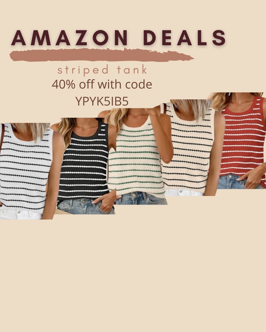 $16 ends 4/22

Amazon fashion
Amazon deals
Striped tank


#LTKSaleAlert
