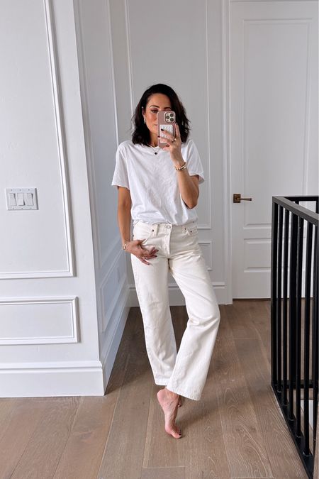 These ecru jeans are so comfortable and one of my favorite under $100 purchases! Will be reaching for these all spring and into summer! I sized up 1 for a looser fit! Found them on sale at Levi’s linked below! 

#LTKfindsunder100 #LTKstyletip #LTKSeasonal