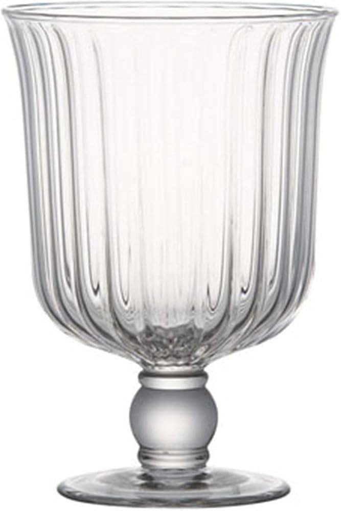 Z-W-Dong Table Vase, Cafe Home Kitchen Vase Clear Glass Vase Goblet Vase Steady Decorative Vase H... | Amazon (US)