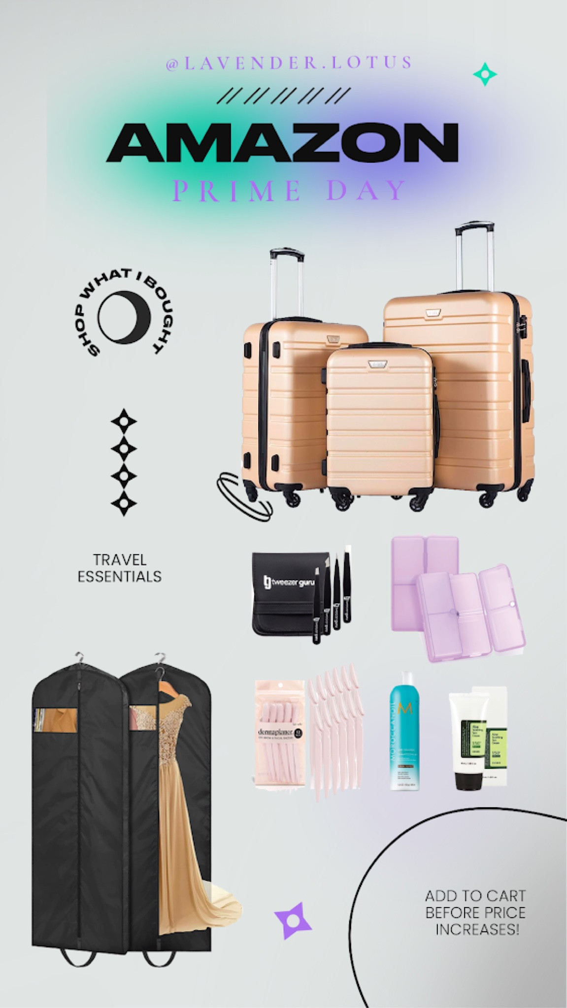 What I bought from Amazon Prime Day: TRAVEL ESSENTIALS

#LTKtravel #LTKxPrimeDay #LTKsalealert