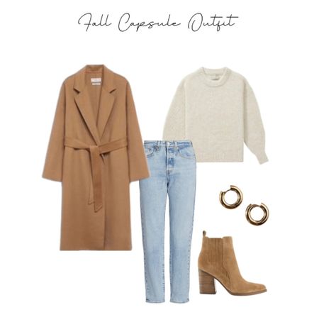 Fall Capsule Outfit 

Belted wool coat/ cashmere sweater/ jeans/ ankle boots

#capsulewardrobe 

#LTKstyletip #LTKSeasonal