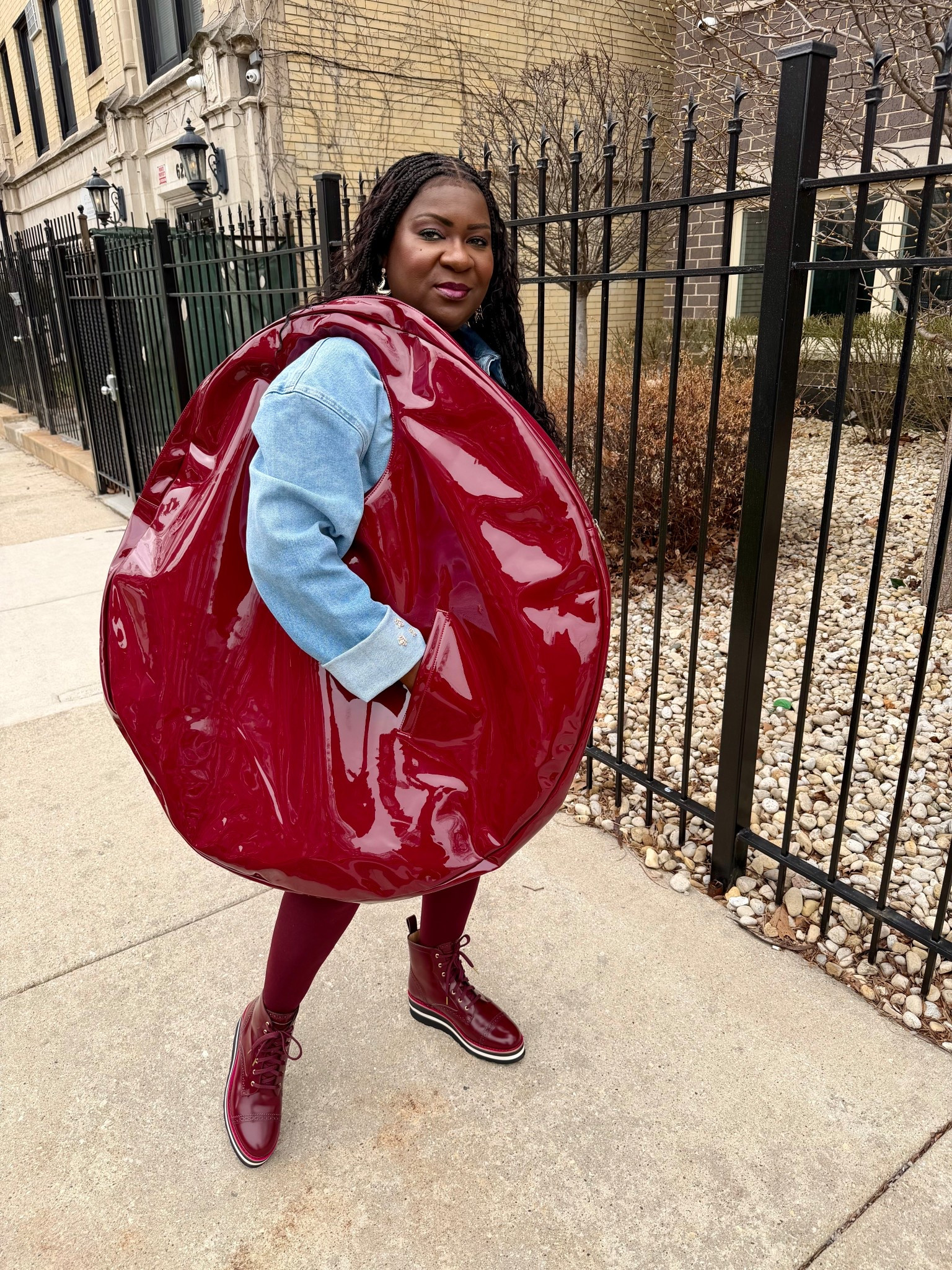 Out and about with AKIRA by oversized purse and denim dress. The shoes are from Office of Angela Scott. 

#LTKootd #LTKOver40 #LTKdayinmylife