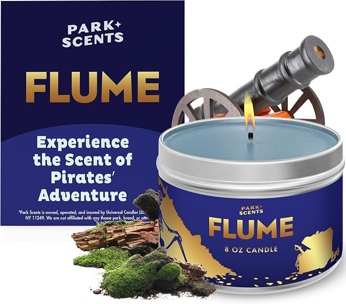Flume Candle - Inspired by the atmosphere of the PIRATES OF THE CARIBBEAN ride - Handmade in the ... | Amazon (US)