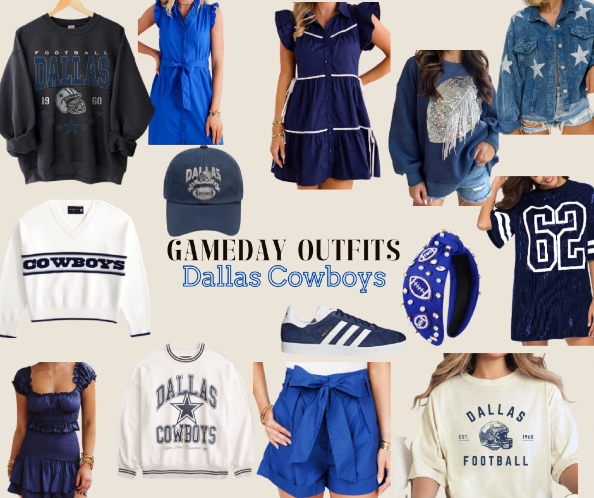 I found so many cute outfits for you to rep the Dallas Cowboys with! Go get your Gameday outfits today and get ready to cheer on the Cowboys 

#LTKStyleTip #LTKParties #LTKSeasonal