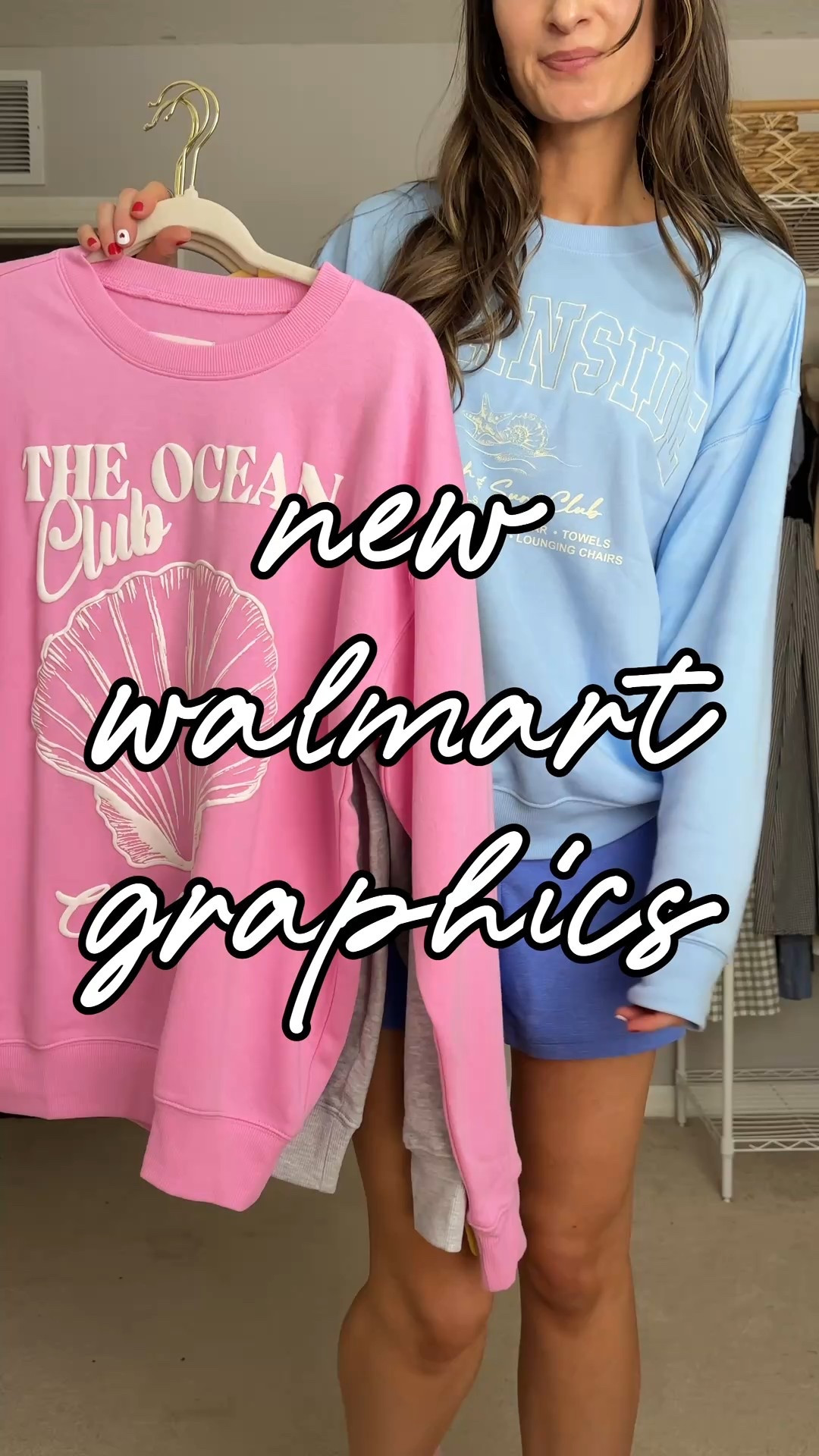 Walmart just dropped their best graphics yet!! New spring break graphic sweatshirts, tanks & tees from walmart!

**sizing:
Sweatshirts: s, these fit slightly oversized 
Blue buttercore shorts: s, fit tts
Pink sneakers: 8, I sized down a half size
Yellow flower tank: small, fits tts, cropped fit
flower print jeans: 2, these fit tts woh a 32inch inseam!
Pink lace sweatpants: small, fit tts
Striped shorts: small, fit tts
Jeans: 2 Long, fit tts with a 31.5 inch inseam.

#walmartfashion #newwalmart #walmartoutfits #springfashion

#LTKSeasonal #LTKootd