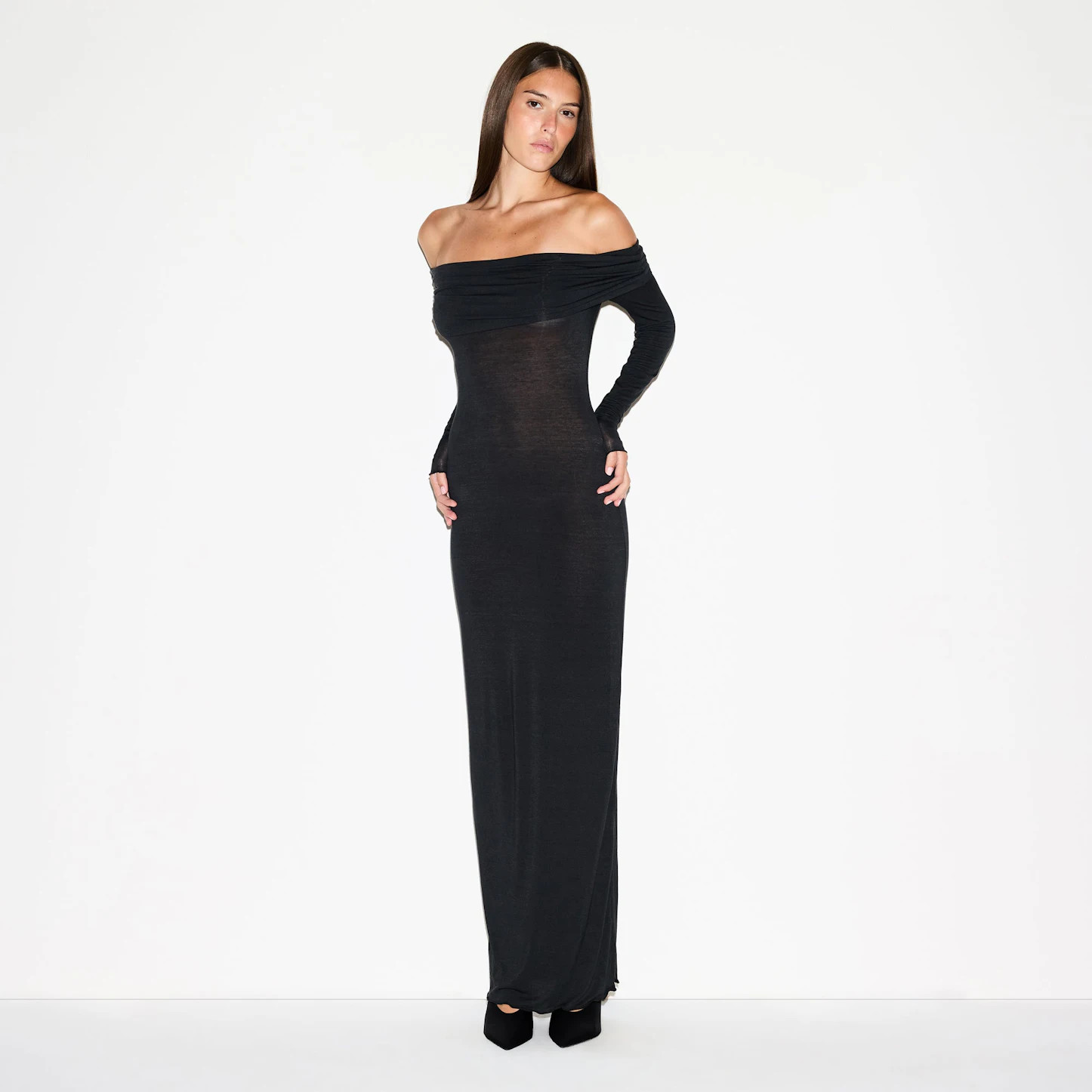 OFF THE SHOULDER LONG DRESS | SKIMS (US)