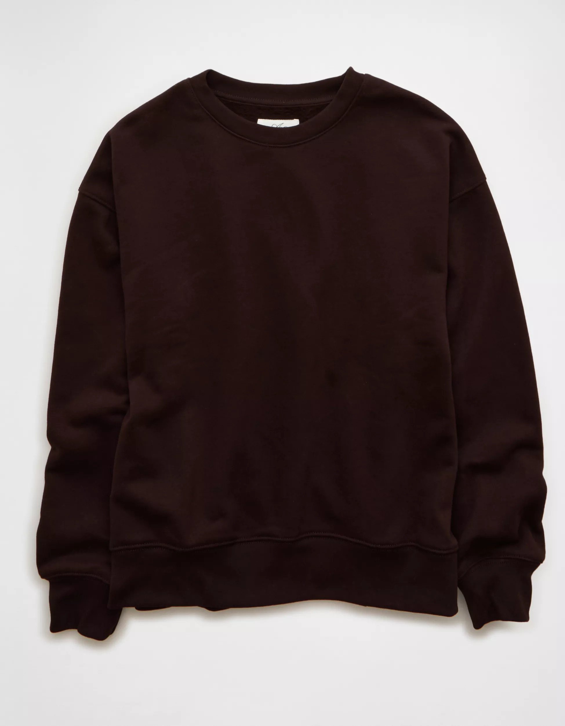 AE Everyday Luxe Crew Neck Sweatshirt | American Eagle Outfitters (US & CA)