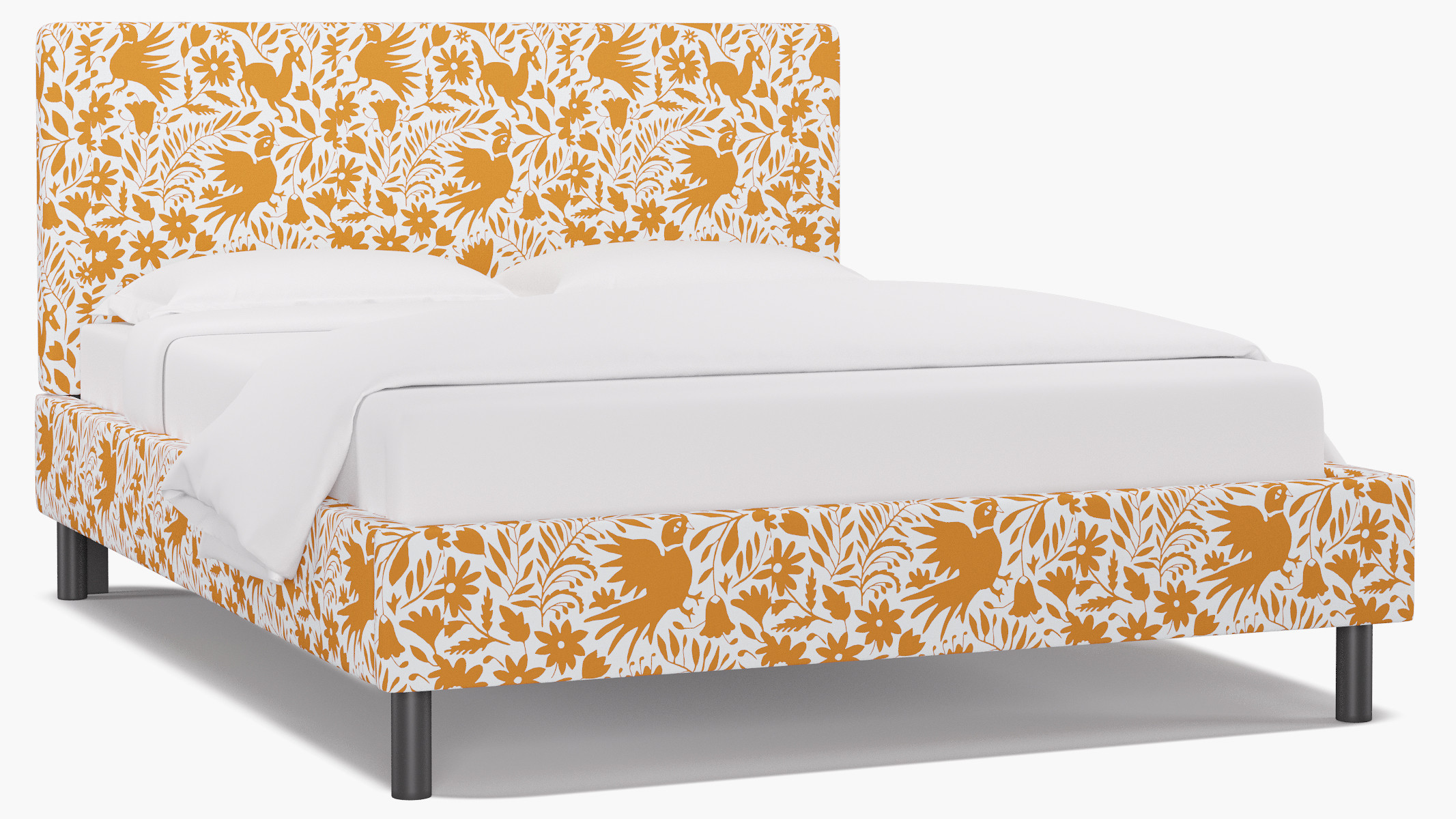 Tailored Platform Bed | Queen | Marigold Frida | The Inside
